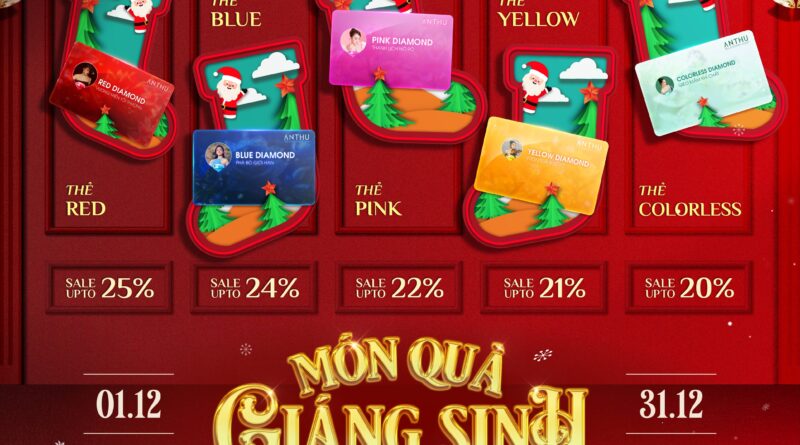 TẬN HƯỞNG MÓN QUÀ GIÁNG SINH CÙNG ƯU ĐÃI LÊN TỚI 25%